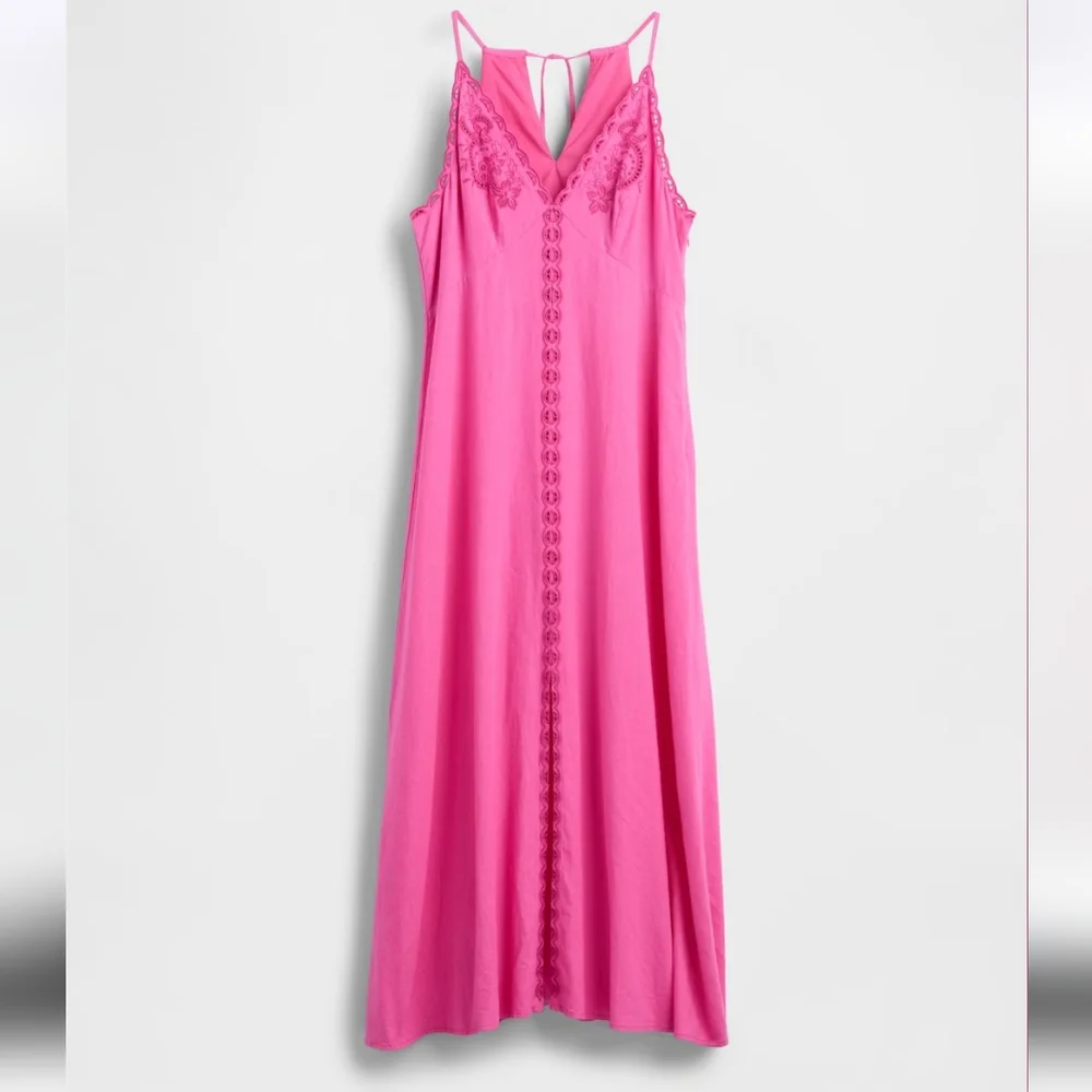 Gap Pink Sleeveless Maxi Dress - Picture 4 of 8